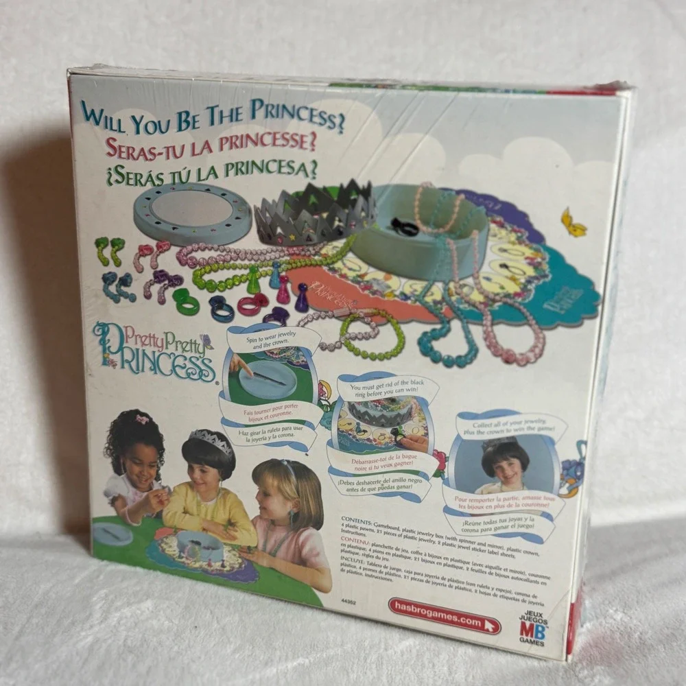 Pretty Pretty Princess Game by Milton Bradley - 2009 Edition - *New/Sealed* RARE
